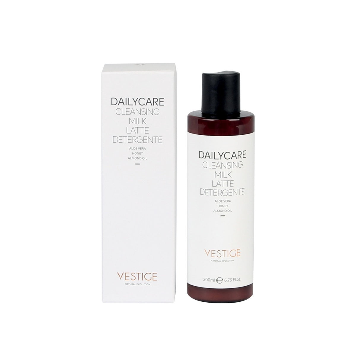 Vestige Dailycare - Latte detergente 200 ml, astucciato