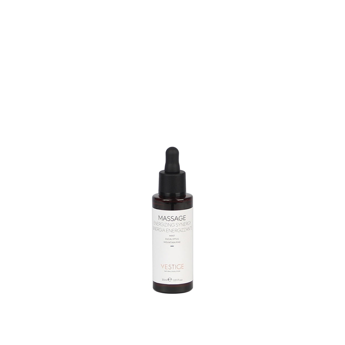 Vestige, sinergia energizzante per massaggio, 30 ml